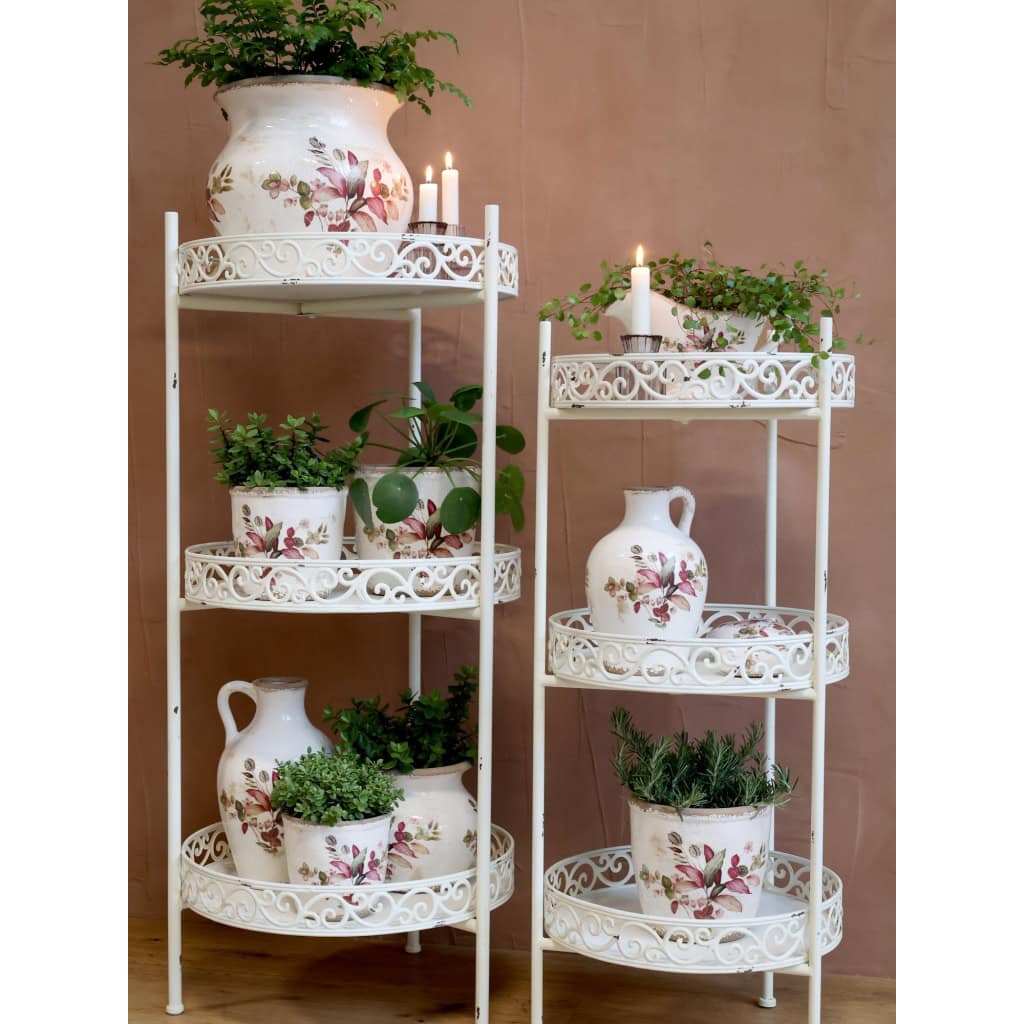 Florac skål m. blomstermotiv