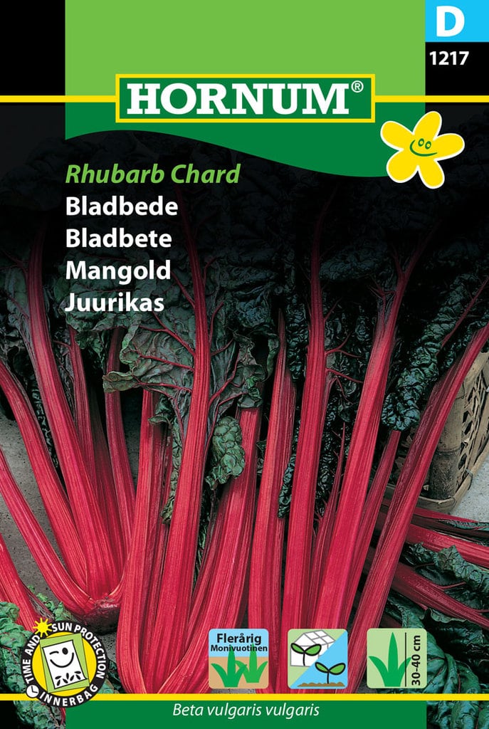 Bladbede Frø - Rhubarb Chard