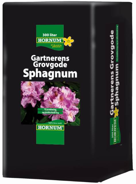 Hornum Gartnerens Grovgode sphagnum - 300 liter