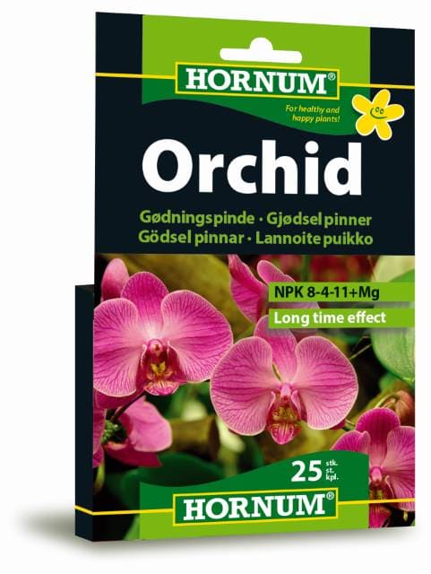 Orkidé gødningspinde - 25 stk.